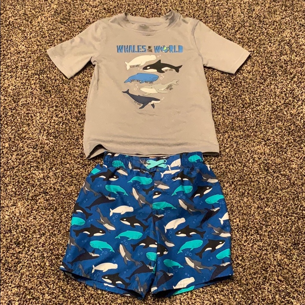 Boys Swim Shorts & Matching shirt!!
